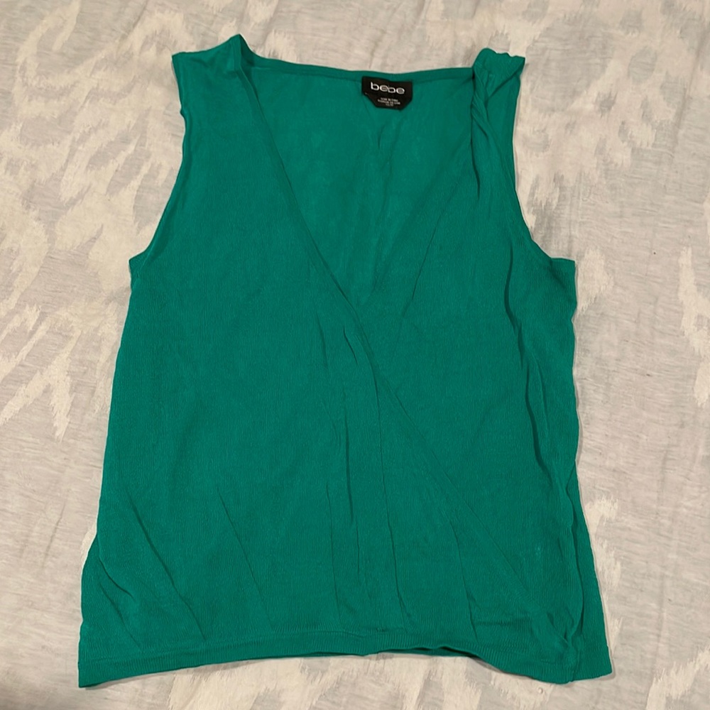 bebe wrap tank top